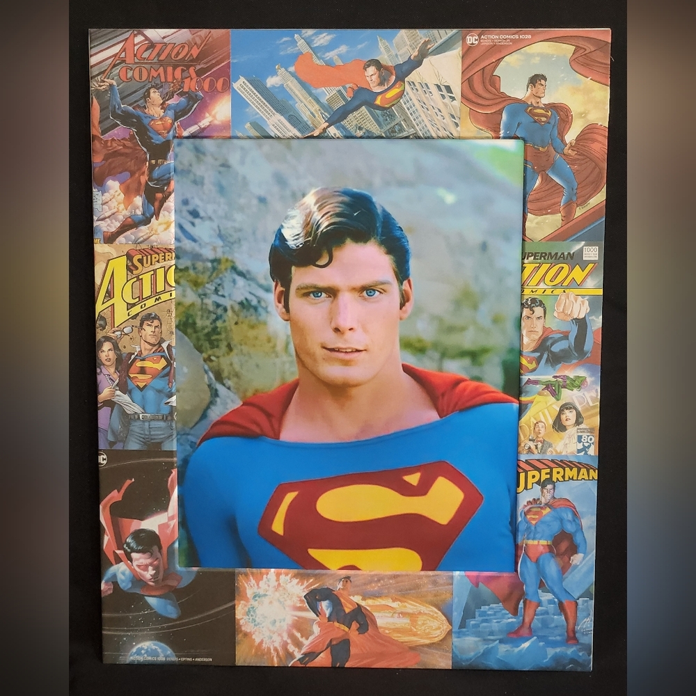 Christopher Reeve - Superman Custom Matted Photo B